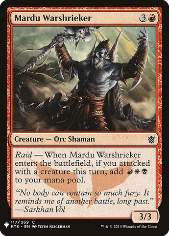 Mardu Warshrieker [Mystery Booster] - The Mythic Store | 24h Order Processing