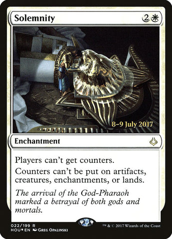 Solemnity [Hour of Devastation Prerelease Promos] - The Mythic Store | 24h Order Processing