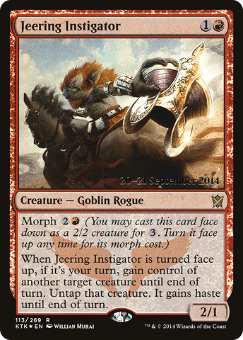 Jeering Instigator [Khans of Tarkir Prerelease Promos] - The Mythic Store | 24h Order Processing