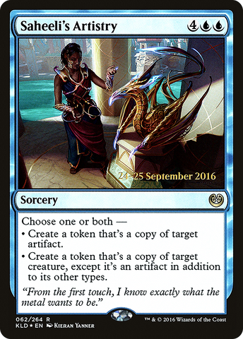 Saheeli's Artistry [Kaladesh Prerelease Promos] - The Mythic Store | 24h Order Processing