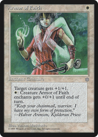 Armor of Faith [Ice Age] - The Mythic Store | 24h Order Processing