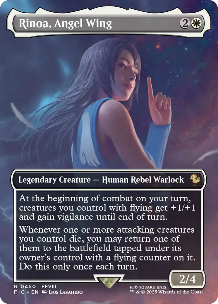 Rinoa, Angel Wing (Borderless) [FINAL FANTASY Commander] - The Mythic Store | 24h Order Processing