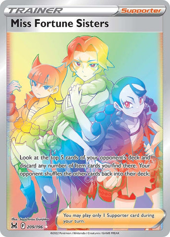 Miss Fortune Sisters (209/196) [Sword & Shield: Lost Origin] - The Mythic Store | 24h Order Processing