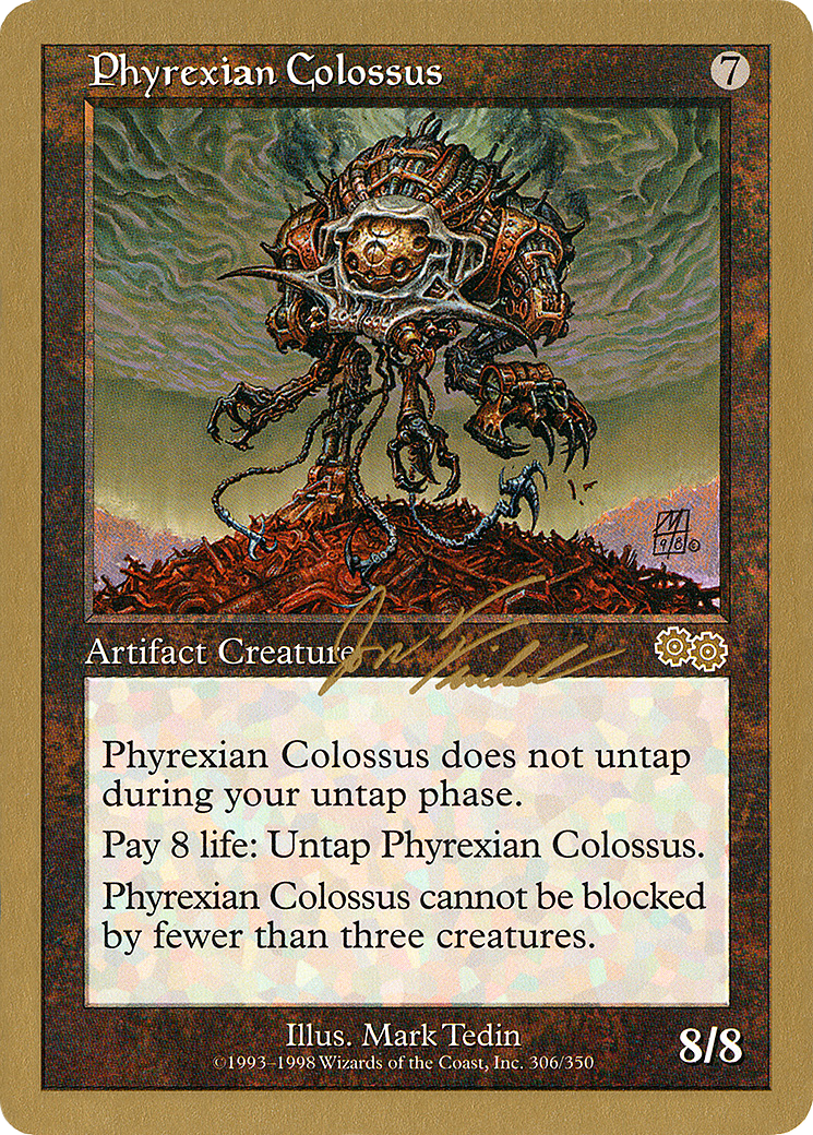 Phyrexian Colossus (Jon Finkel) [World Championship Decks 2000] - The Mythic Store | 24h Order Processing