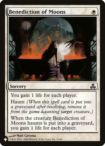 Benediction of Moons [The List] - The Mythic Store | 24h Order Processing