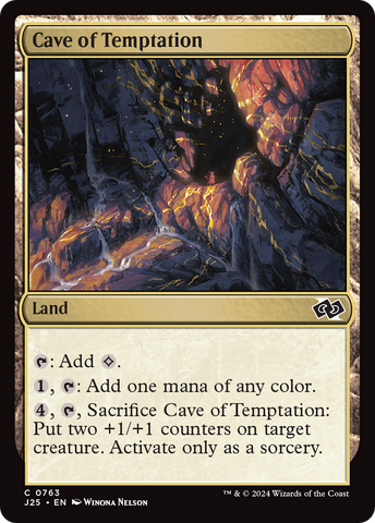 Cave of Temptation [Foundations Jumpstart] - The Mythic Store | 24h Order Processing