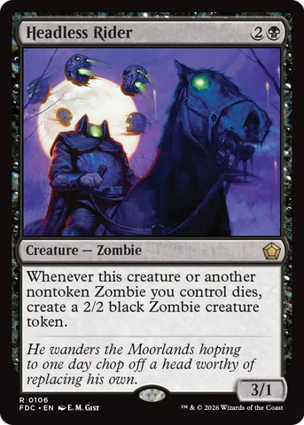 Headless Rider [Foundations Commander] - The Mythic Store | 24h Order Processing