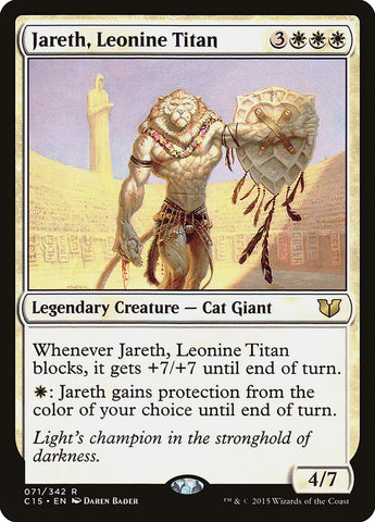 Jareth, Leonine Titan [Commander 2015] - The Mythic Store | 24h Order Processing
