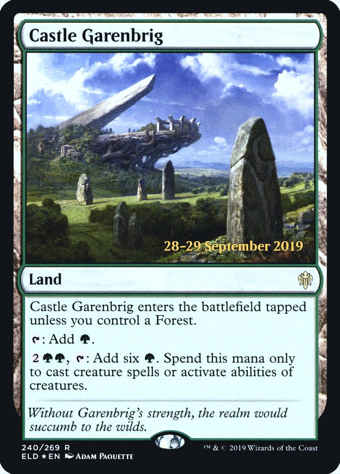 Castle Garenbrig [Throne of Eldraine Prerelease Promos] - The Mythic Store | 24h Order Processing