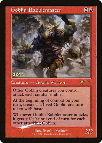 Goblin Rabblemaster [30th Anniversary Promos] - The Mythic Store | 24h Order Processing