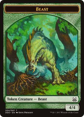Beast Token [Duel Decks: Mind vs. Might Tokens] - The Mythic Store | 24h Order Processing