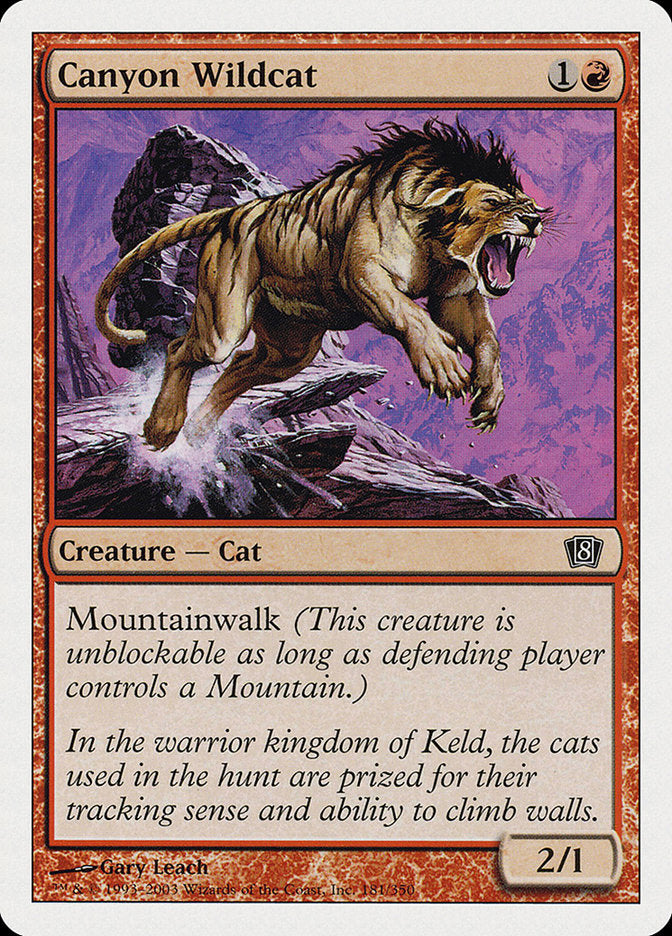 Canyon Wildcat [Eighth Edition] - The Mythic Store | 24h Order Processing