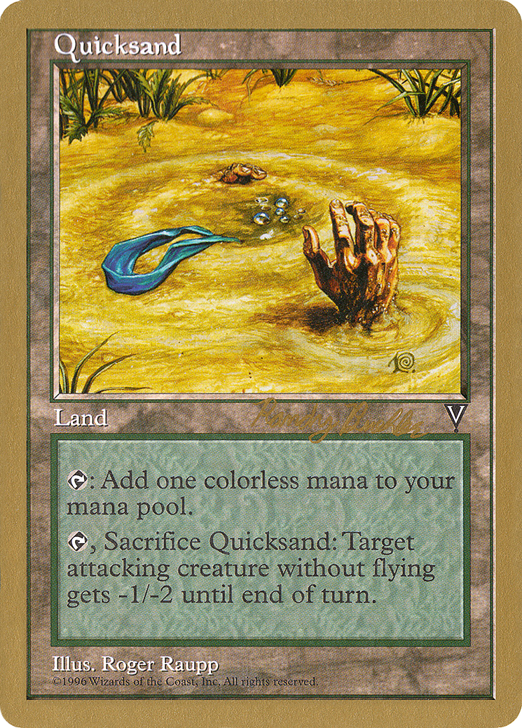 Quicksand (Randy Buehler) [World Championship Decks 1998] - The Mythic Store | 24h Order Processing