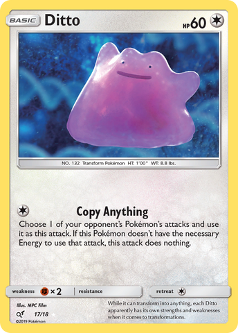 Ditto (17/18) [Sun & Moon: Detective Pikachu] - The Mythic Store | 24h Order Processing