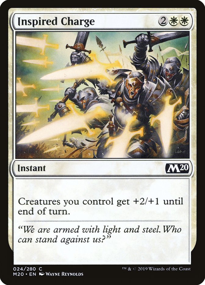 Inspired Charge [Core Set 2020] - The Mythic Store | 24h Order Processing