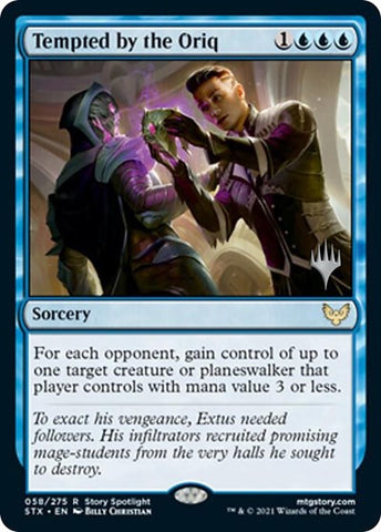 Tempted by the Oriq (Promo Pack) [Strixhaven: School of Mages Promos] - The Mythic Store | 24h Order Processing