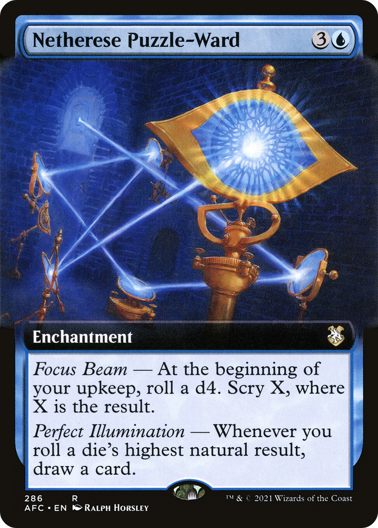 Netherese Puzzle-Ward (Extended Art) [Dungeons & Dragons: Adventures in the Forgotten Realms Commander] - The Mythic Store | 24h Order Processing