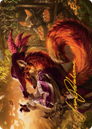 Mr. Foxglove Art Card (Gold-Stamped Signature) [Bloomburrow Art Series] - The Mythic Store | 24h Order Processing