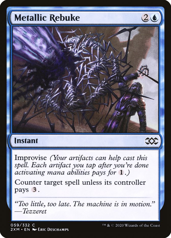 Metallic Rebuke [Double Masters] - The Mythic Store | 24h Order Processing