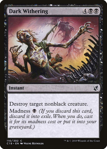 Dark Withering [Commander 2019] - The Mythic Store | 24h Order Processing
