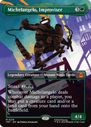Michelangelo, Improviser (Borderless) [Teenage Mutant Ninja Turtles] - The Mythic Store | 24h Order Processing