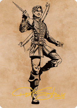 Astarion, the Decadent Art Card (Gold-Stamped Signature) [Commander Legends: Battle for Baldur's Gate Art Series] - The Mythic Store | 24h Order Processing