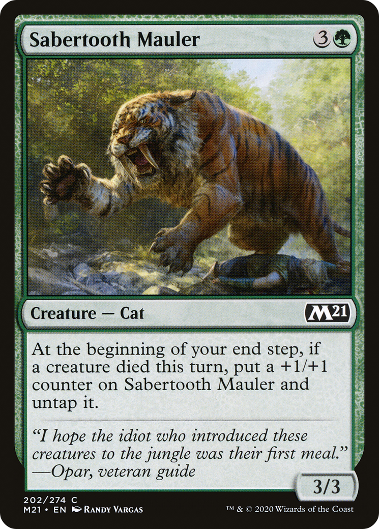 Sabertooth Mauler [Core Set 2021] - The Mythic Store | 24h Order Processing