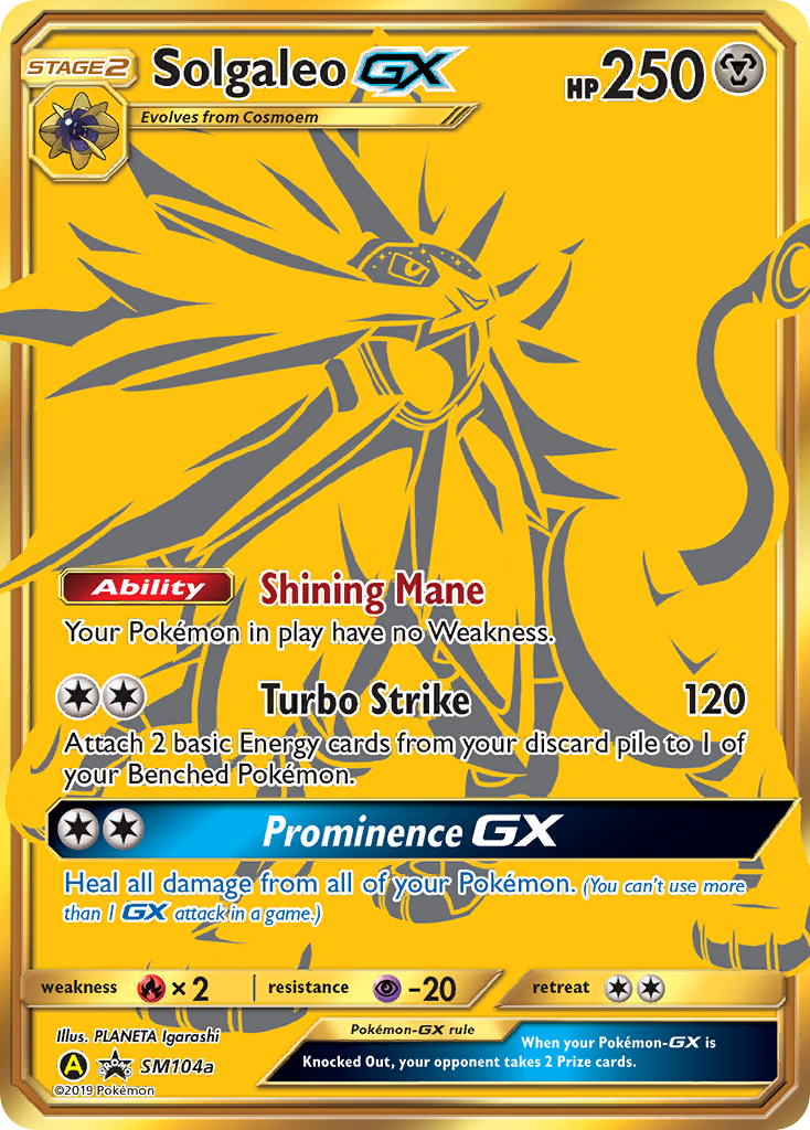 Solgaleo GX (SM104a) [Sun & Moon: Black Star Promos] - The Mythic Store | 24h Order Processing