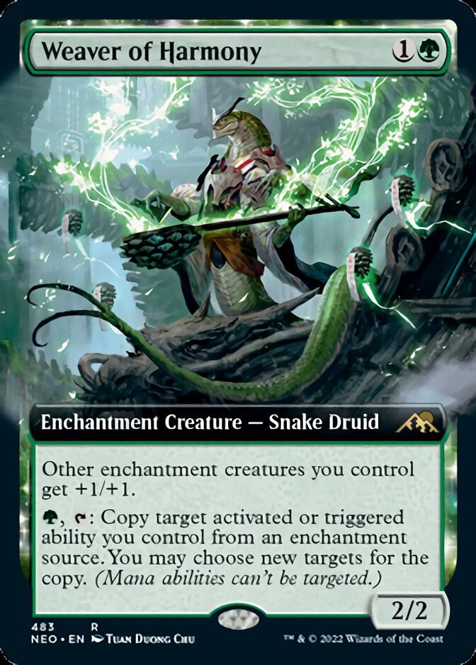 Weaver of Harmony (Extended Art) [Kamigawa: Neon Dynasty] - The Mythic Store | 24h Order Processing