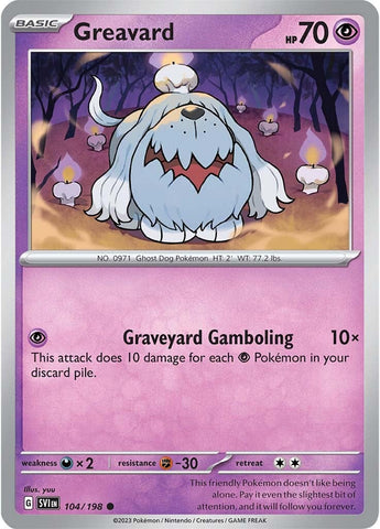 Greavard (104/198) [Scarlet & Violet: Base Set] - The Mythic Store | 24h Order Processing