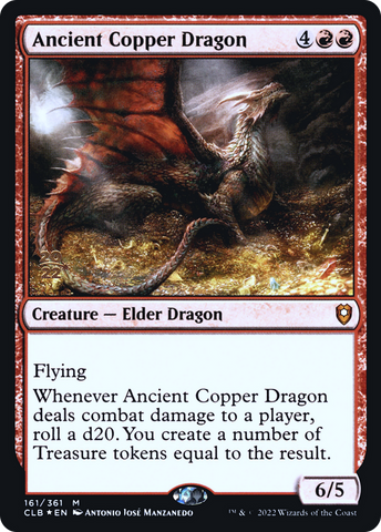 Ancient Copper Dragon [Commander Legends: Battle for Baldur's Gate Prerelease Promos] - The Mythic Store | 24h Order Processing