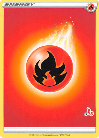 Fire Energy (Cinderace Stamp #5) [Battle Academy 2022] - The Mythic Store | 24h Order Processing