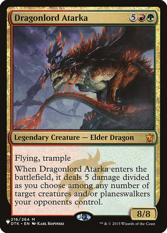 Dragonlord Atarka [The List] - The Mythic Store | 24h Order Processing