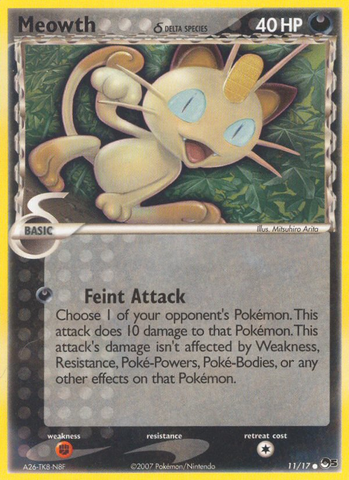 Meowth (11/17) (Delta Species) [POP Series 5] - The Mythic Store | 24h Order Processing