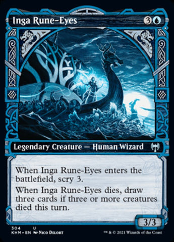 Inga Rune-Eyes (Showcase) [Kaldheim] - The Mythic Store | 24h Order Processing