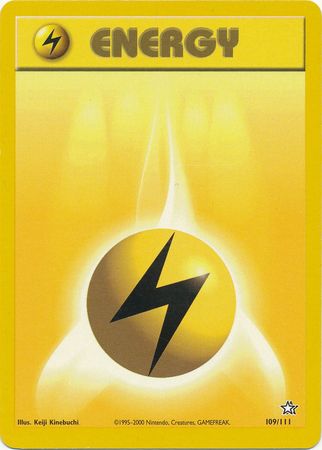 Lightning Energy (109/111) [Neo Genesis Unlimited] - The Mythic Store | 24h Order Processing
