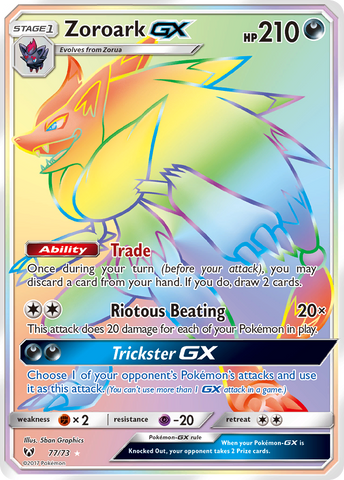 Zoroark GX (77/73) [Sun & Moon: Shining Legends] - The Mythic Store | 24h Order Processing
