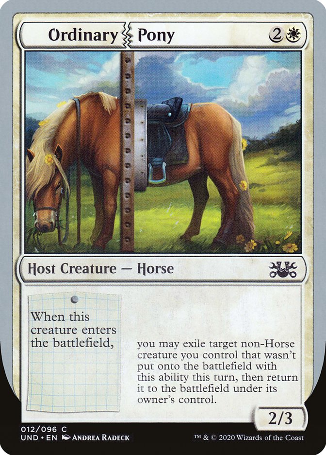 Ordinary Pony [Unsanctioned] - The Mythic Store | 24h Order Processing
