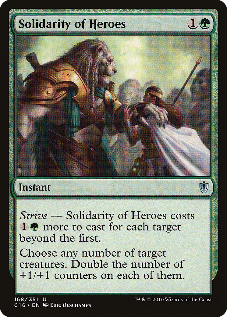 Solidarity of Heroes [Commander 2016] - The Mythic Store | 24h Order Processing