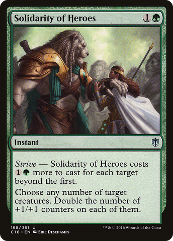 Solidarity of Heroes [Commander 2016] - The Mythic Store | 24h Order Processing