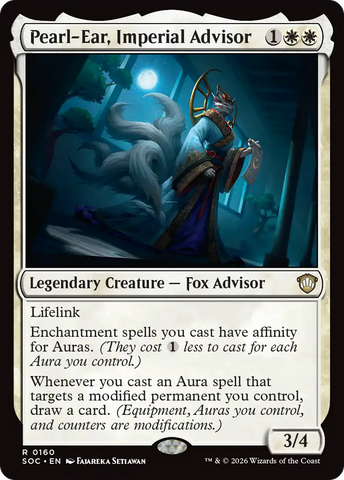 Pearl-Ear, Imperial Advisor [Secrets of Strixhaven Commander] - The Mythic Store | 24h Order Processing
