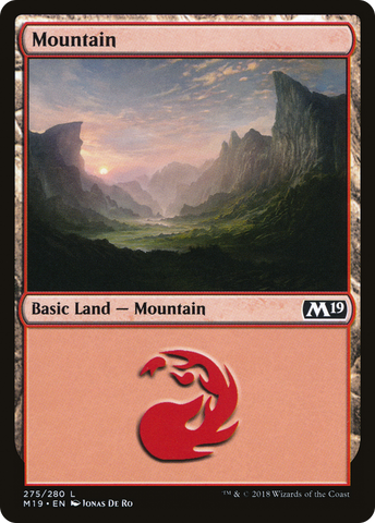 Mountain (275) [Core Set 2019] - The Mythic Store | 24h Order Processing