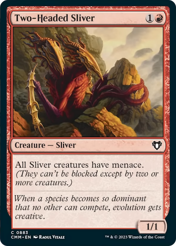 Two-Headed Sliver [Commander Masters] - The Mythic Store | 24h Order Processing