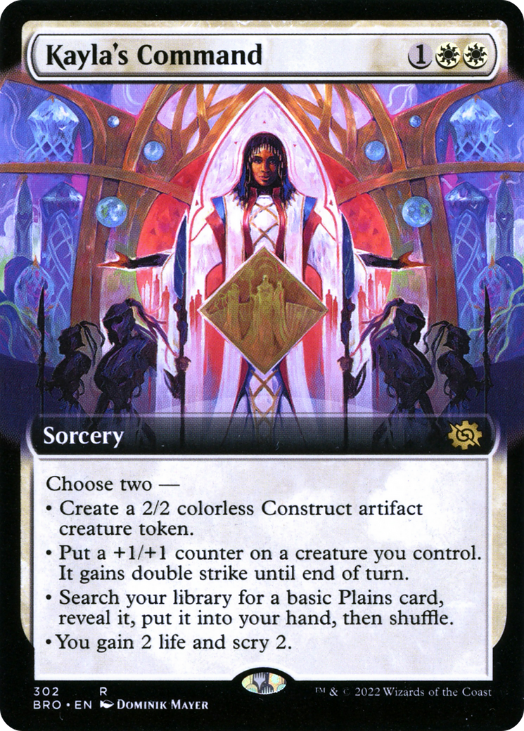 Kayla's Command (Extended Art) [The Brothers' War] - The Mythic Store | 24h Order Processing