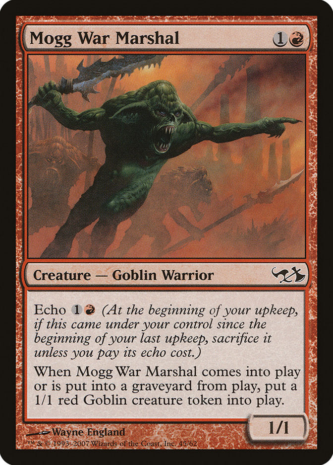 Mogg War Marshal [Duel Decks: Elves vs. Goblins] - The Mythic Store | 24h Order Processing