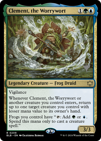 Clement, the Worrywort (Promo Pack) [Bloomburrow Promos] - The Mythic Store | 24h Order Processing