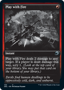 Play with Fire [Innistrad: Double Feature] - The Mythic Store | 24h Order Processing