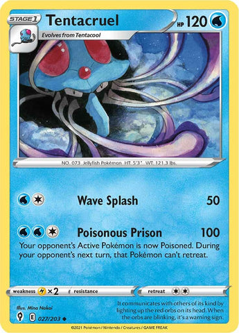Tentacruel (027/203) [Sword & Shield: Evolving Skies] - The Mythic Store | 24h Order Processing