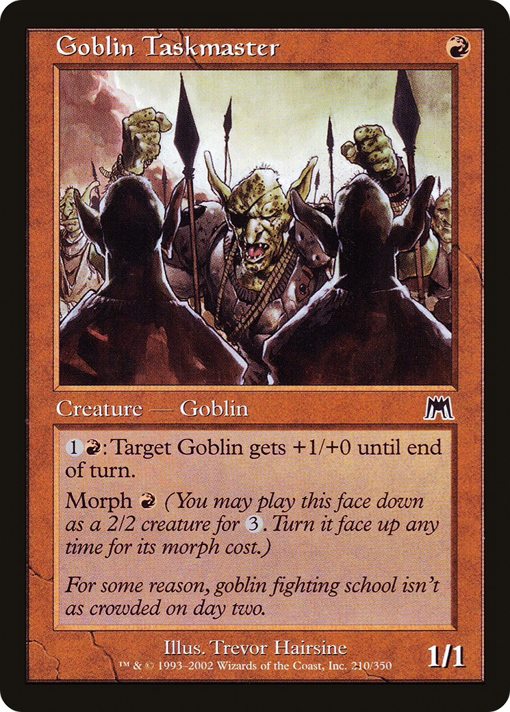 Goblin Taskmaster [Onslaught] - The Mythic Store | 24h Order Processing