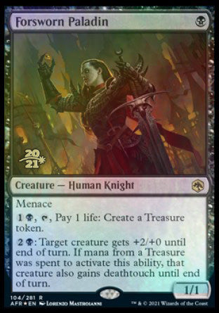 Forsworn Paladin [Dungeons & Dragons: Adventures in the Forgotten Realms Prerelease Promos] - The Mythic Store | 24h Order Processing